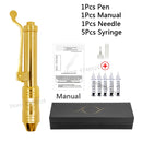 24K Hyaluron Pen Lip Filler Injection Atomizer Multi Shot Anti Wrinkle Pressure Hyaluron Pen No Needle Mesotherapy Beauty Tips