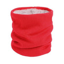 Unisex Knitted Warm Scarf Winter Autumn Ring Women Bandana Solid Scarf Fleece Men Headband Neck Scarf Shawl