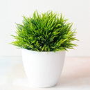 1pc Artificial Plants Green Bonsai Small Tree Pot Plants Fake Flower Potted Ornaments for Home Decoration Craft Plant Decorative