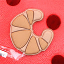 1pcs Foods Shoe Charms Cute Sushi Cookies Ice Cream Cake PVC Shoes Accessories Decoraciones for Croc Buckle jibz Kids Gifts