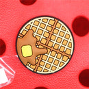 1pcs Foods Shoe Charms Cute Sushi Cookies Ice Cream Cake PVC Shoes Accessories Decoraciones for Croc Buckle jibz Kids Gifts