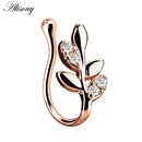 Alisouy 1 pcs Fake Nose Ring Clip On Nose Ring Faux Nose Ring Fake Piercings Tragus Earrings Simple Nose Ring Jewelry