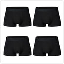 4 pcs/lot Large Loose men underwear Male Panties Cotton UnderPants Men Boxers Big Yards Men's Panties Plus Size 4XL 5XL 6XL