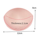 2pcs 1pair Sponge Inserts In Bra Padded for Swimsuit Breast Push Up Fill Brassiere Breast Patch Pads Women Intimates Accessories
