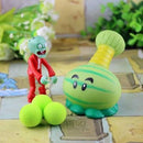 2019 PVZ Plants vs Zombies Peashooter Action anime Figure Model Toy Gifts Toys For Children High Quality Launch Squishy Plants