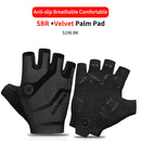 ROCKBROS Cycling Bike Half Short Finger Gloves Shockproof Breathable MTB Road Bicycle Gloves Men Women Sports Cycling Equipment