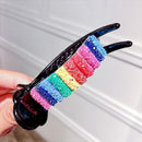 3/5pcs/Set New Girls Cute Rainbow Star Flower Hairpins Children Sweet Hair Clips Barrette Hair Ornament Fashion Hair Accessories