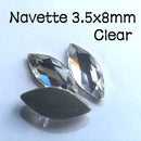 20pcs Marquise Nail Rhinestones Crystals Flatback Glass Stones Manicure Nail Art Decoration Charms Gem Jewelry Accessories
