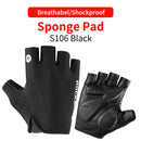 ROCKBROS Cycling Bike Gloves Half Finger Shockproof Breathable MTB Mountain Bicycle Sports Gloves Men Women Cycling Equipment
