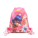1pcs Disney Non-woven Fabrics Kid Favor Travel Pouch Storage Clothes Shoes Bags Cotton Drawstring Bags School Portable Backpack