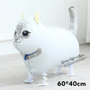 Mixes Walking Animal HELIUM Balloons Cute Cat Dog Panda Dinosaur Tiger pet air Ballons birthday party decorations kids and adult