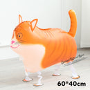 Mixes Walking Animal HELIUM Balloons Cute Cat Dog Panda Dinosaur Tiger pet air Ballons birthday party decorations kids and adult