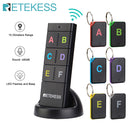 Retekess TH104 Wireless Key Finder RF Key Locator Pet Tracker Wallet Tracker Remote Control 1 RF Transmitter 6 Receiver