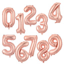 Giant Size 40&42 Inch Blue/Pink Big Number Foil Balloons 0-9 Birthday Wedding Engagement Party Decor Globos Kids Ball Supplies