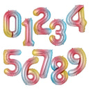 Giant Size 40&42 Inch Blue/Pink Big Number Foil Balloons 0-9 Birthday Wedding Engagement Party Decor Globos Kids Ball Supplies