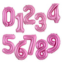 Giant Size 40&42 Inch Blue/Pink Big Number Foil Balloons 0-9 Birthday Wedding Engagement Party Decor Globos Kids Ball Supplies