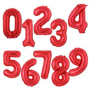 Giant Size 40&42 Inch Blue/Pink Big Number Foil Balloons 0-9 Birthday Wedding Engagement Party Decor Globos Kids Ball Supplies