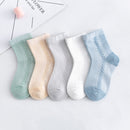 5Pairs/lot 0-12 Kids Socks Summer Cotton Jacquard Baby Socks Girls Mesh Cute Boy Toddler Socks Children Clothe Accessories