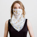2020 new Bandana Chiffon scarf Women Brand Summer Wraps Floral fashion Neck Scarves