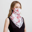 2020 new Bandana Chiffon scarf Women Brand Summer Wraps Floral fashion Neck Scarves