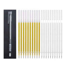21pcs/set White Marker Pens 0.6mm Waterproof Highlighter Paint Marker Pen Sketch Drawing Art Markers Comic Design Fine Liner Pen