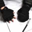 Warmom Plush Thick Warm Baby Gloves Winter Plus Velvet Mittens Children Kid Coral Fleece Full Finger Gloves For 1-4Y Kids Gloves
