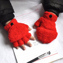 Warmom Plush Thick Warm Baby Gloves Winter Plus Velvet Mittens Children Kid Coral Fleece Full Finger Gloves For 1-4Y Kids Gloves