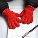 Warmom Plush Thick Warm Baby Gloves Winter Plus Velvet Mittens Children Kid Coral Fleece Full Finger Gloves For 1-4Y Kids Gloves