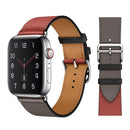 100% Genuine Cow Leather loop Bracelet Belt Band for Apple Watch 6 SE 5 4 42MM 38MM 44MM 40MM Strap for iWatch 6 5 4 Wristband