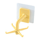 360 Degrees Rotating Hook Kitchen Accesorios Storage Bathroom Organizar Storage Rack Rotated Holder Wall Mounted Hanging Hooks