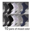 2020 Brand New Men's Cotton Socks Black Business Casual Breathable Spring Summer Male Crew Socks Meias Hot Sale Sokken Size38-45