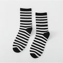 New Arrivals Cow Printed Sock Lovely Harajuku Japanese Style Cotton Women Socks Striped Solid Breathable Casual Cartoon Socks