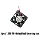 4010 fan 12v 24v ender 3 fan 40mm fan 2 pin oil fan dual ball bearing cooler cooling fan 3d printer parts 4010 40*40*10mm