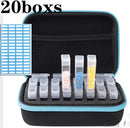 20/40/80 boxs diamond painting box Diamond Embroidery Accessories diamond mosaic Carry Case Container Storage Box Hand Bag Tools