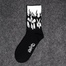 1 pair Men's and women's socks autumn Breathable ins Korean middle tube tide net red street long socks