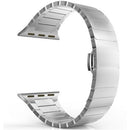 series 6/5/4/3/2/1/SE strap for apple watch band 44mm 42mm iwatch band 40mm 38mm metal bracelet Butterfly buckle watchband