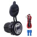 4.2A Dual USB Charger Socket Power Outlet Adapter 5V Waterproof Dual USB Ports Fast Charge for Smartphone Car Boat Marine D5