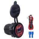 4.2A Dual USB Charger Socket Power Outlet Adapter 5V Waterproof Dual USB Ports Fast Charge for Smartphone Car Boat Marine D5