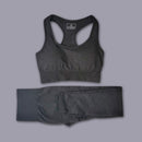Women Seamless Long Sleeve Yoga Set 2 Piece Sports Bra Top+Pants Sportswear Tracksuit Gym Fitness Leggings Costume Jogging Suit