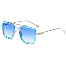 luxury Fashion Tony Stark Style for women Sunglasses Men Square Brand Design Sun Glasses Oculos Retro male iron Man oculos de