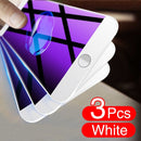 3PCS Curved Full Cover Protective Glass On The For iPhone 7 8 6S Plus Tempered Screen Protector iPhone 8 7 6 SE 2020 Glass Film