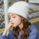 Xthree Beanie Hat for Women Winter Hat Knitted Rabbit Fur Skullies Hat Warm Bonnet Cap Female Hats for Girl hat