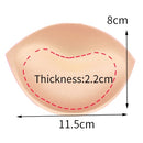 2pcs 1pair Sponge Inserts In Bra Padded for Swimsuit Breast Push Up Fill Brassiere Breast Patch Pads Women Intimates Accessories