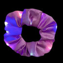 2020 New Arrival Girls LED Luminous Scrunchies Hairband Ponytail Holder Headwear Elastic Hair Bands Solid Color Hair Accessories