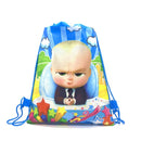 1pcs Disney Non-woven Fabrics Kid Favor Travel Pouch Storage Clothes Shoes Bags Cotton Drawstring Bags School Portable Backpack
