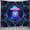 Psilocybin mushroom Indian Mandala Tapestry Wall Hanging Bohemian Gypsy Psychedelic Tapiz Witchcraft Tapestry