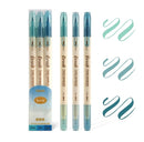 3pcs Retro color Brush Marker Pens Set Dual side Fine Liner Water Based Ink Blendable Watercolor Art Paint Drawing School F133