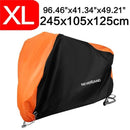 190T Black Blue Design Waterproof Motorcycle Covers Motors Dust Rain Snow UV Protector Cover Indoor Outdoor M L XL XXL XXXL D35