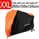 190T Black Blue Design Waterproof Motorcycle Covers Motors Dust Rain Snow UV Protector Cover Indoor Outdoor M L XL XXL XXXL D35