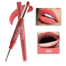 20 Color Matte Lipstick Lip Liner 2 In 1 Brand Makeup Lipstick Matte Durable Waterproof Nude Red Lipstick Lips Make Up